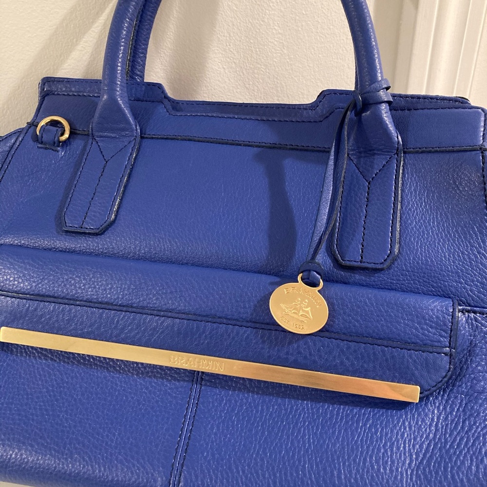 Brahmin leather satchel pocketbook